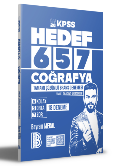 2026 KPSS Coğrafya Tamamı Çözümlü 18 Deneme Benim Hocam Yayınları Fotokopi GO - Tüm Sınavlarda Daha İleriye