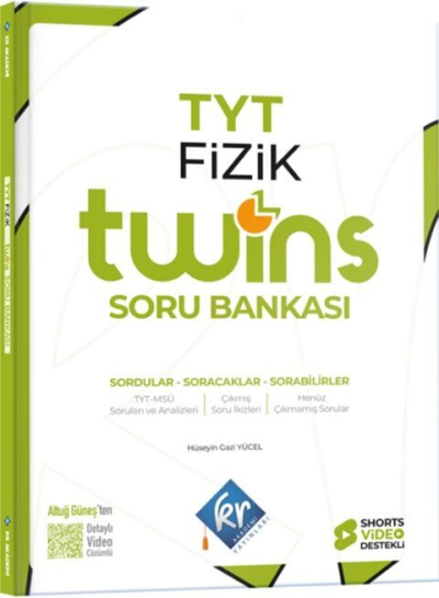 YKS TYT Fizik Twins Soru Bankası Çözümlü KR Akademi Fotokopi GO - Tüm Sınavlarda Daha İleriye