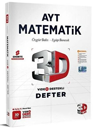 AYT Matematik Video Destekli Defter Fotokopi GO - Tüm Sınavlarda Daha İleriye