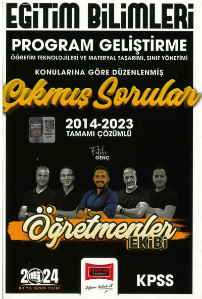 PROGRAM GELİŞTİRME 2014-2023 TAMAMI ÇÖZÜMLÜ ÇIKMIŞ SORULAR (ÖĞRETMENLER EKİBİ) Fotokopi GO - Tüm Sınavlarda Daha İleriye