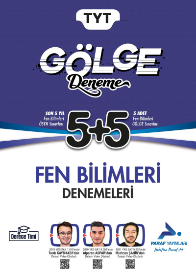 TYT Fen Bilimleri Gölge Deneme Paraf Yayınları Fotokopi GO - Tüm Sınavlarda Daha İleriye