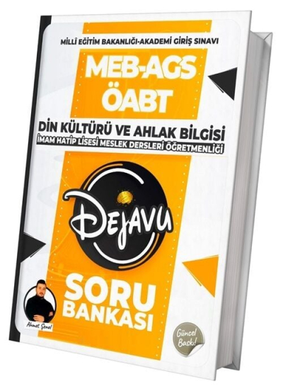 2025 ÖABT Din Kültürü ve Ahlak Bilgisi Dejavu Soru Bankası TKM Akademi Fotokopi GO - Tüm Sınavlarda Daha İleriye