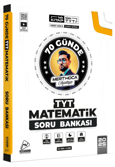 2025 TYT 70 Günde Matematik Soru Bankası Mert Hoca Fotokopi GO - Tüm Sınavlarda Daha İleriye