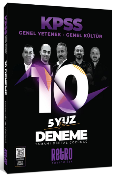 KPSS Genel Yetenek Genel Kültür 10 Lu Deneme Retro Yayıncılık Fotokopi GO - Tüm Sınavlarda Daha İleriye