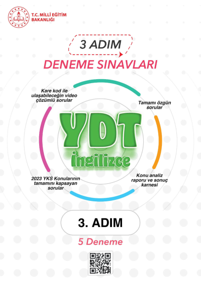 3 ADIM DENEME SINAVLARI YDT İNGİLİZCE 3. ADIM Fotokopi GO - Tüm Sınavlarda Daha İleriye
