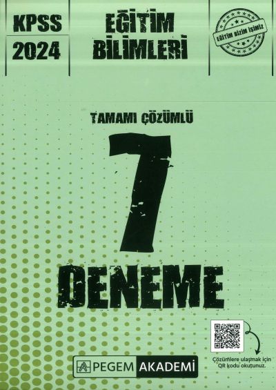7 DENEME TAMAMI ÇÖZÜMLÜ Fotokopi GO - Tüm Sınavlarda Daha İleriye