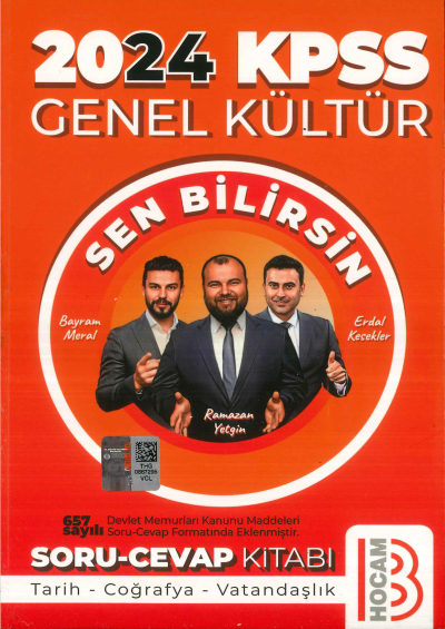 GK SEN BİLİRSİN SORU CEVAP KİTABI (TARİH-COĞ.-VAT.) Fotokopi GO - Tüm Sınavlarda Daha İleriye