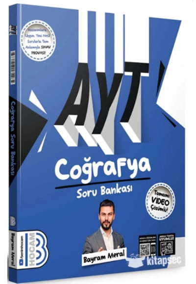 AYT Coğrafya Tamamı Video Çözümlü Soru Bankası Benim Hocam Yayınları