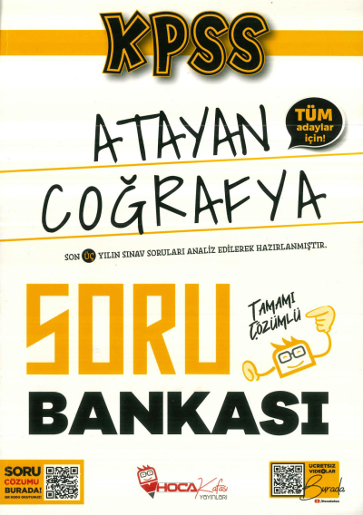 ATAYAN COĞRAFYA TAMAMI ÇÖZÜMLÜ SORU BANKASI Fotokopi GO - Tüm Sınavlarda Daha İleriye