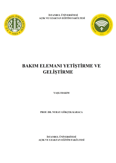 Bakım Elemanı Yetiştirme ve Geliştirme Fotokopi GO - Tüm Sınavlarda Daha İleriye