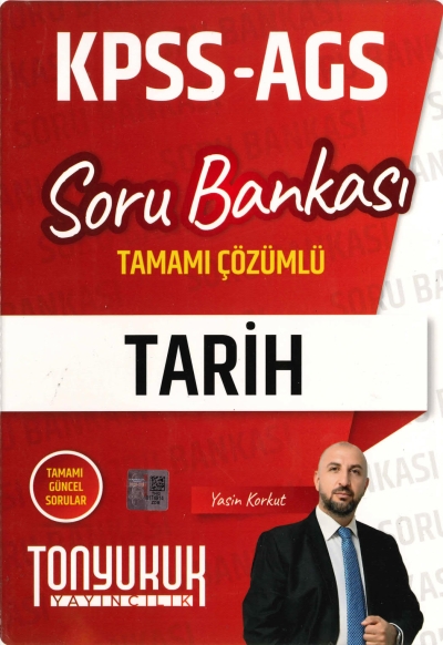 2026 KPSS AGS Tarih Tamamı Çözümlü Soru Bankası Tonyukuk Yayıncılık
