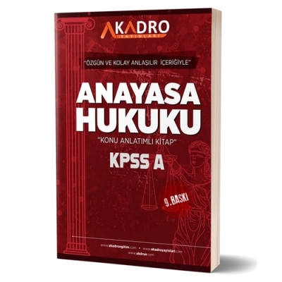 KPSS A Grubu Anayasa Hukuku Konu Anlatımlı A Kadro Yayınları 2024 Fotokopi GO - Tüm Sınavlarda Daha İleriye