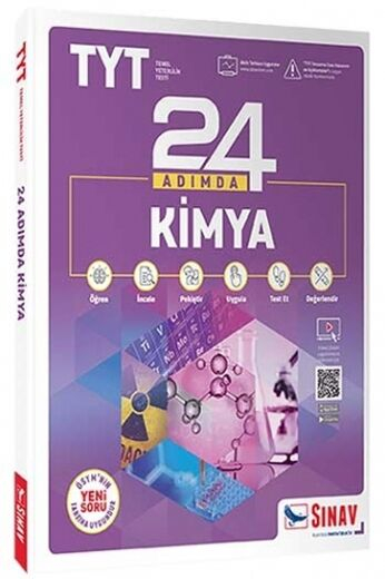 TYT Kimya 24 Adımda Konu Anlatımlı Soru Bankası Sınav Yayınları Fotokopi GO - Tüm Sınavlarda Daha İleriye