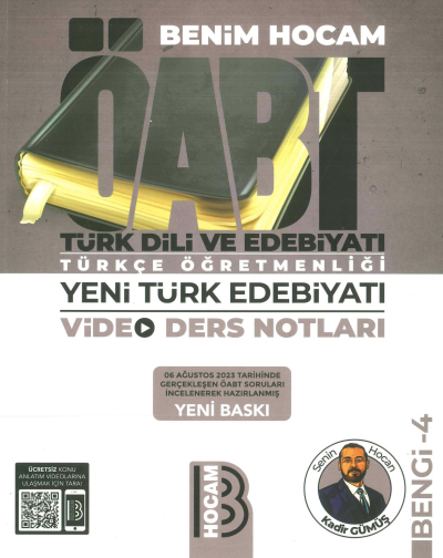 ÖABT TÜRK DİLİ VE EDEBİYATI TÜRKÇE ÖĞRETMENLİĞİ YENİ TÜRK EDEBİYATI VİDEO DERS NOTLARI BENGİ-4 Fotokopi GO - Tüm Sınavlarda Daha İleriye