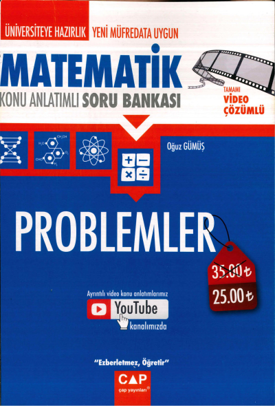MATEMATİK PROBLEMLER KONU ANLATIMLI SORU BANKASI Fotokopi GO - Tüm Sınavlarda Daha İleriye