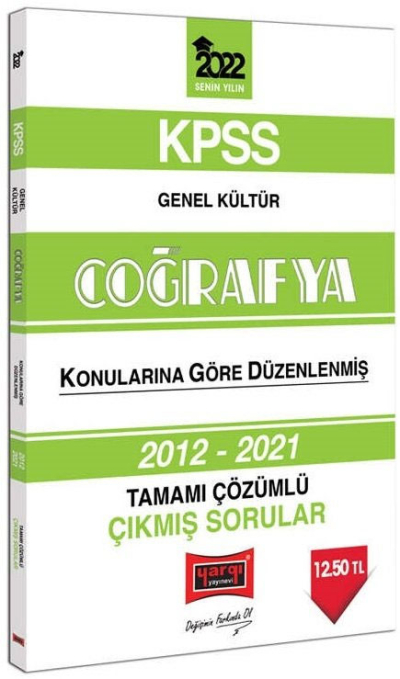2022 KPSS Genel Kültür Coğrafya Tamamı Çözümlü Çıkmış Sorular 2012-2021 Fotokopi GO - Tüm Sınavlarda Daha İleriye