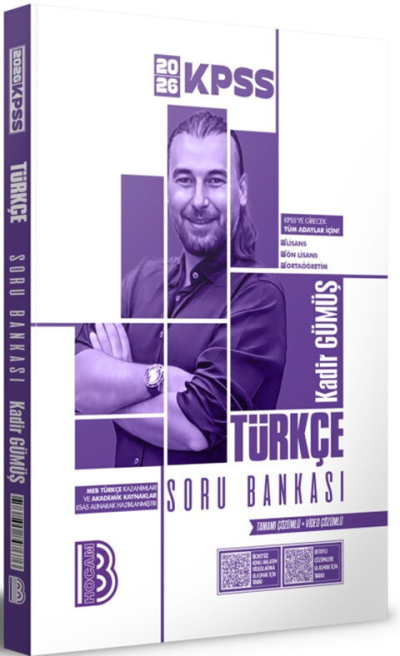 2026 KPSS Türkçe Tamamı Video Çözümlü Soru Bankası Benim Hocam Yayınları Fotokopi GO - Tüm Sınavlarda Daha İleriye