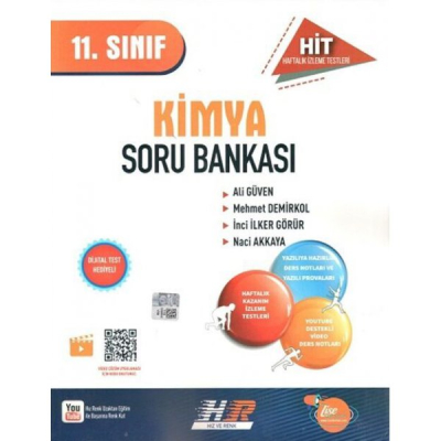 11. Sınıf Kimya HİT Soru Bankası Hız ve Renk Fotokopi GO - Tüm Sınavlarda Daha İleriye
