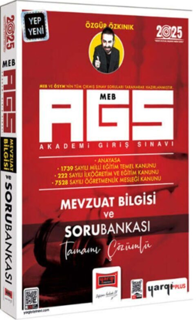 2025 MEB-AGS Mevzuat Bilgisi ve Tamamı Çözümlü Soru Bankası Yargı Yayınları Fotokopi GO - Tüm Sınavlarda Daha İleriye