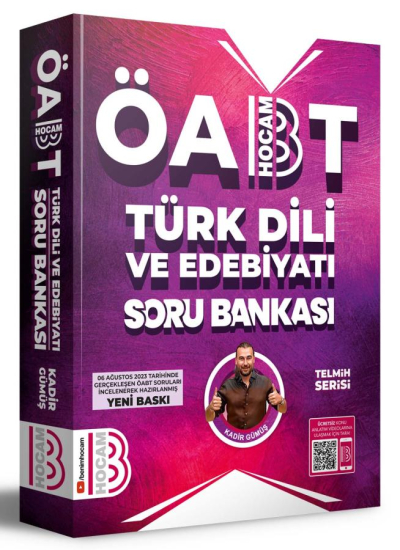 ÖABT Türk Dili ve Edebiyatı Soru Bankası Telmih Serisi Benim Hocam Yayınları Fotokopi GO - Tüm Sınavlarda Daha İleriye