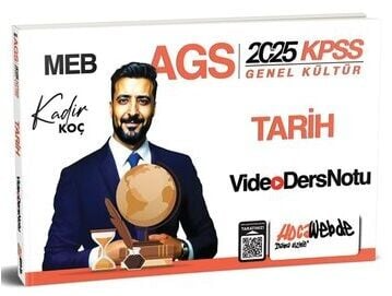2025 MEB-AGS Tarih Video Ders Notu HocaWebde Yayınları Fotokopi GO - Tüm Sınavlarda Daha İleriye