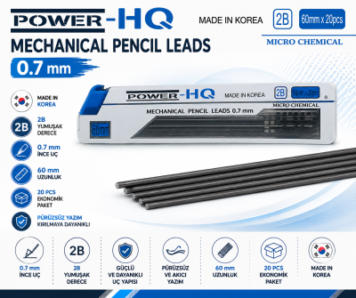MİCRO POWER HQ 0.7 KALEM UCU Fotokopi GO - Tüm Sınavlarda Daha İleriye