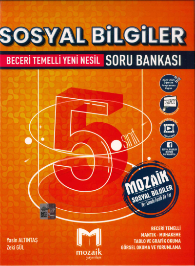 5. Sınıf Sosyal Bilgiler Soru Bankası Mozaik Yayınları Fotokopi GO - Tüm Sınavlarda Daha İleriye
