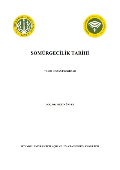 Sömürgecilik Tarihi Fotokopi GO - Tüm Sınavlarda Daha İleriye