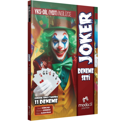 YKS DİL Joker 11 Deneme Seti Modadil Yayınları Fotokopi GO - Tüm Sınavlarda Daha İleriye
