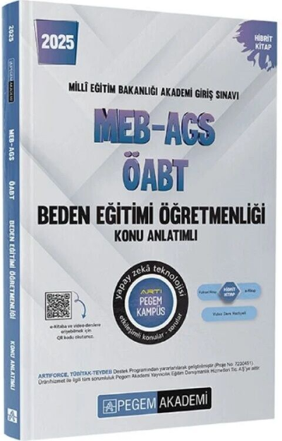 2025 MEB-AGS-ÖABT Beden Eğitimi Öğretmenliği Konu Anlatımlı Pegem Akademi Yayıncılık Fotokopi GO - Tüm Sınavlarda Daha İleriye