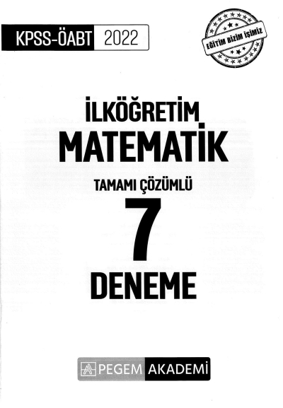 İLKÖĞRETİM MATEMATİK TAMAMI ÇÖZÜMLÜ 7 DENEME SINAVI Fotokopi GO - Tüm Sınavlarda Daha İleriye