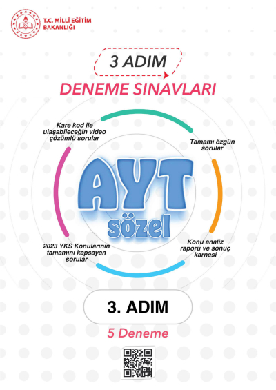 3 ADIM DENEME SINAVLARI AYT SÖZEL 3. ADIM Fotokopi GO - Tüm Sınavlarda Daha İleriye