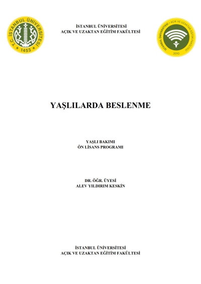 Yaşlılarda Beslenme Fotokopi GO - Tüm Sınavlarda Daha İleriye