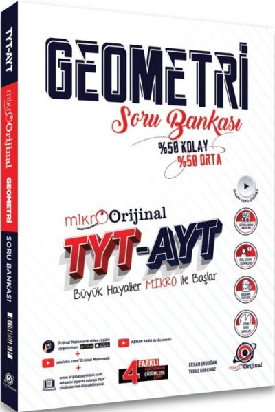 TYT AYT Geometri Mikro Soru Bankası Orijinal Yayınları Fotokopi GO - Tüm Sınavlarda Daha İleriye
