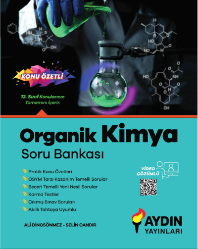 Organik Kimya Konu Özetli Soru Bankası Aydın Yayınları Fotokopi GO - Tüm Sınavlarda Daha İleriye