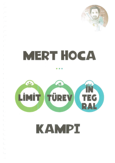 Mert Hoca Limit Türev İntegral Kampı Fotokopi GO - Tüm Sınavlarda Daha İleriye