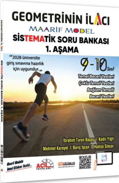 2028 TYT AYT Geometrinin İlacı Maarif Model Sistematik Soru Bankası 1 Acil Yayınları Fotokopi GO - Tüm Sınavlarda Daha İleriye