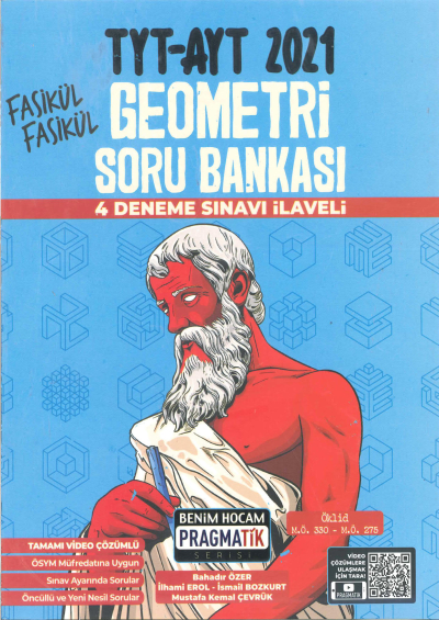 TYT AYT Geometri Soru Bankası 4 Deneme Sınavı İlaveli Fotokopi GO - Tüm Sınavlarda Daha İleriye