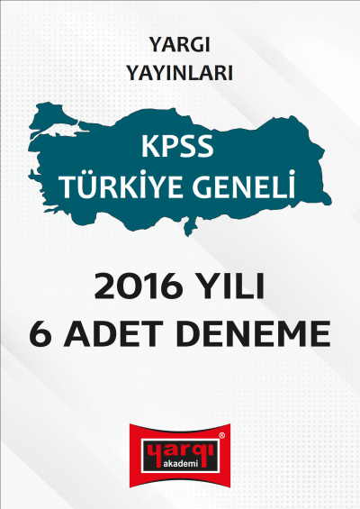 YARGI 6 ADET DENEME Fotokopi GO - Tüm Sınavlarda Daha İleriye
