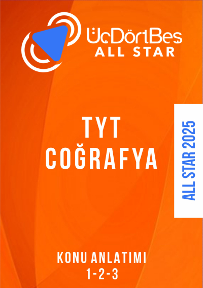 ALL STAR TYT COĞRAFYA Konu Anlatım (1-2-3 Hepsi Bir Arada)