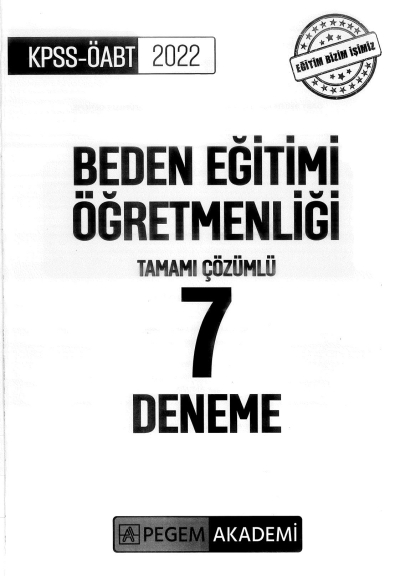 TAMAMI ÇÖZÜMLÜ 7 DENEME Fotokopi GO - Tüm Sınavlarda Daha İleriye