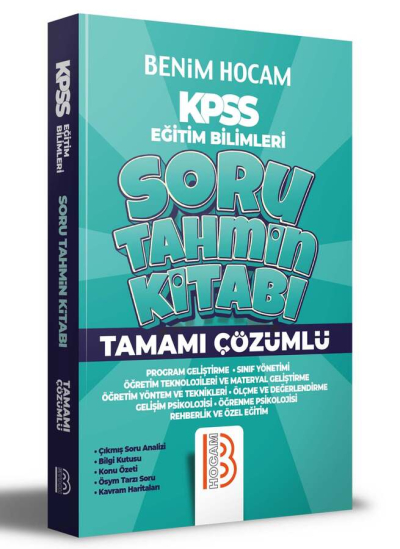 KPSS Eğitim Bilimleri Tamamı Çözümlü Soru Tahmin Kitabı Fotokopi GO - Tüm Sınavlarda Daha İleriye