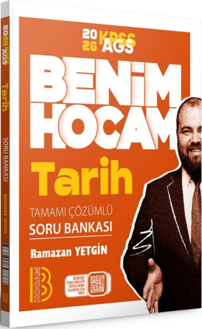 2026 KPSS AGS Tarih Tamamı Çözümlü Soru Bankası Benim Hocam Yayınları Fotokopi GO - Tüm Sınavlarda Daha İleriye