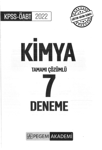 TAMAMI ÇÖZÜMLÜ 7 DENEME Fotokopi GO - Tüm Sınavlarda Daha İleriye