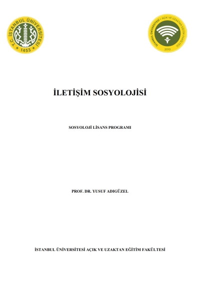 İletişim Sosyolojisi Fotokopi GO - Tüm Sınavlarda Daha İleriye