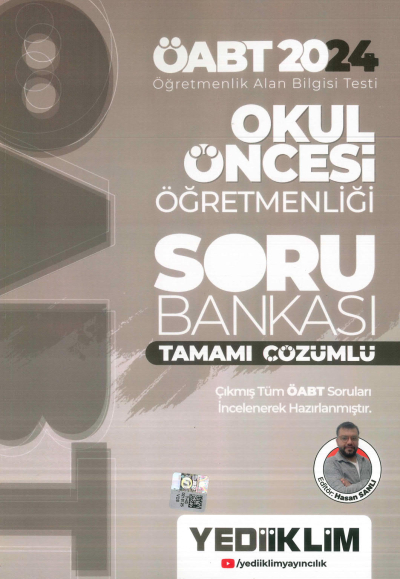 ÖABT OKUL ÖNCESİ ÖĞRETMENLİĞİ SORU BANKASI TAMAMI ÇÖZÜMLÜ Fotokopi GO - Tüm Sınavlarda Daha İleriye