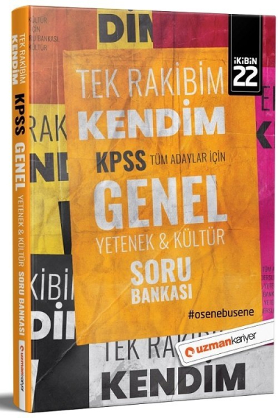 KPSS TEK RAKİBİM KENDİM TÜM ADAYLAR GY GK SORU BANKASI Fotokopi GO - Tüm Sınavlarda Daha İleriye