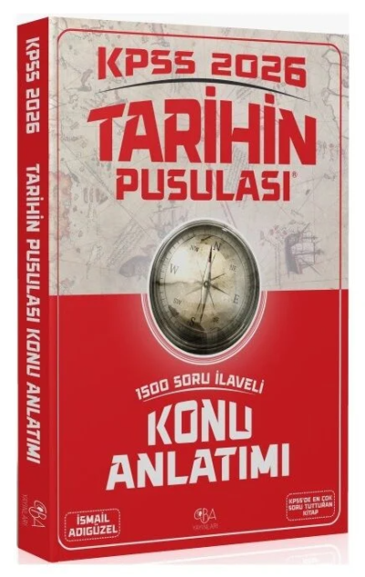 2026 KPSS Tarihin Pusulası Konu Anlatımı İsmail Adıgüzel CBA Yayınları Fotokopi GO - Tüm Sınavlarda Daha İleriye