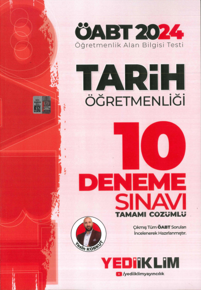 ÖABT TARİH 10 DENEME SINAVI TAMAMI ÇÖZÜMLÜ Fotokopi GO - Tüm Sınavlarda Daha İleriye