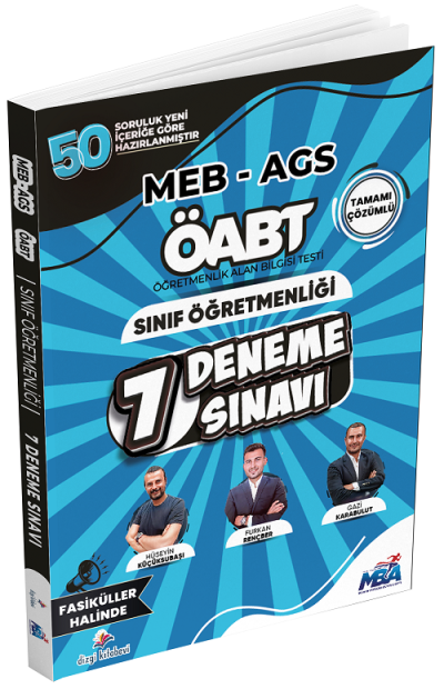 2026 ÖABT MEB-AGS Sınıf Öğretmenliği 7 Deneme Fasikül Çözümlü Dizgi Kitap Yayınları Fotokopi GO - Tüm Sınavlarda Daha İleriye